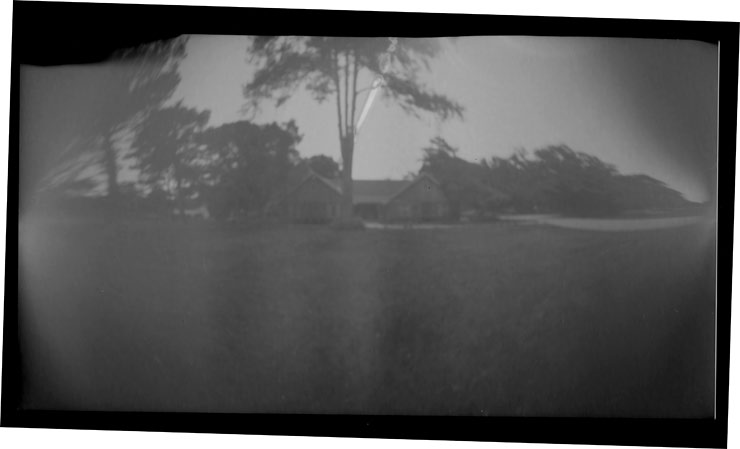 Pinhole Camera Image Inverted. See the path of the sun? Pinhole Camera Image Inverted. See the path of the sun?